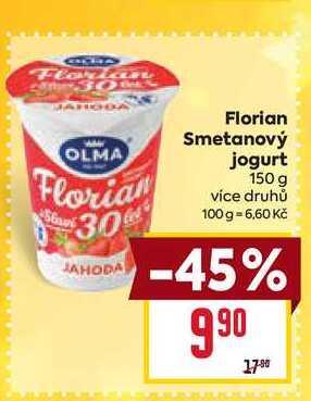 Florian Smetanový jogurt 150 g 