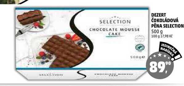 DEZERT ČOKOLÁDOVÁ PĚNA SELECTION, 500 g