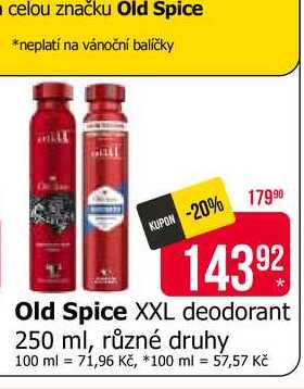 Old Spice XXL deodorant 250 ml