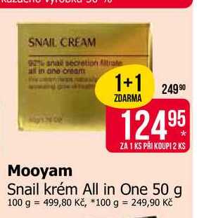 SMooyam Snail krém All in One 50 g