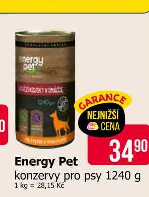 Energy Pet konzervy pro psy 1240 g