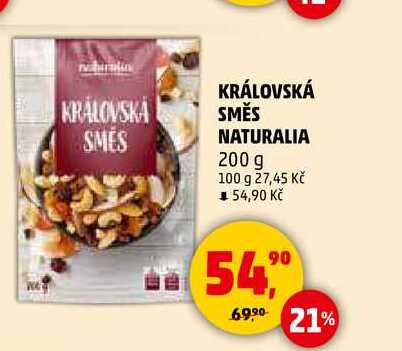 KRÁLOVSKÁ SMĚS NATURALIA, 200 g 