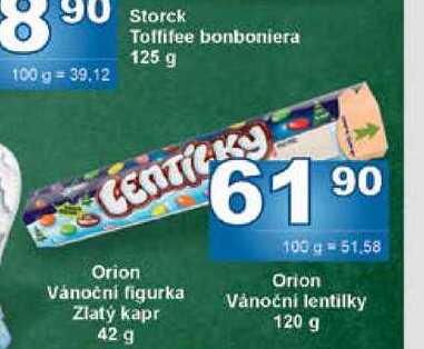 Orion Vánoční lentilky 120 g