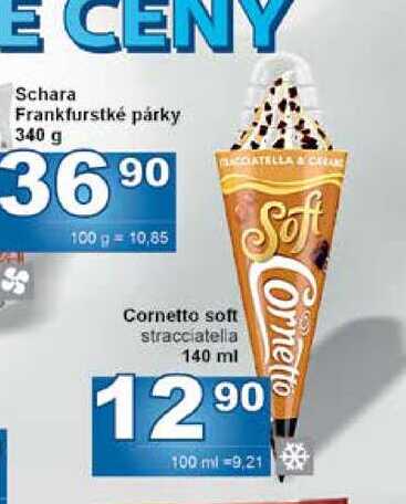 Cornetto soft stracciatella 140 ml 