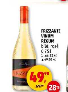 FRIZZANTE VINUM REGUM, 0,75 l