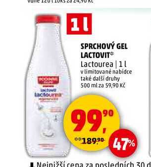 SPRCHOVÝ GEL LACTOVIT, 1 l