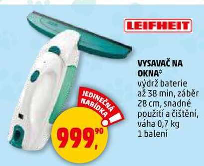 LEIFHEIT VYSAVAČ NA OKNA, 1 balení 
