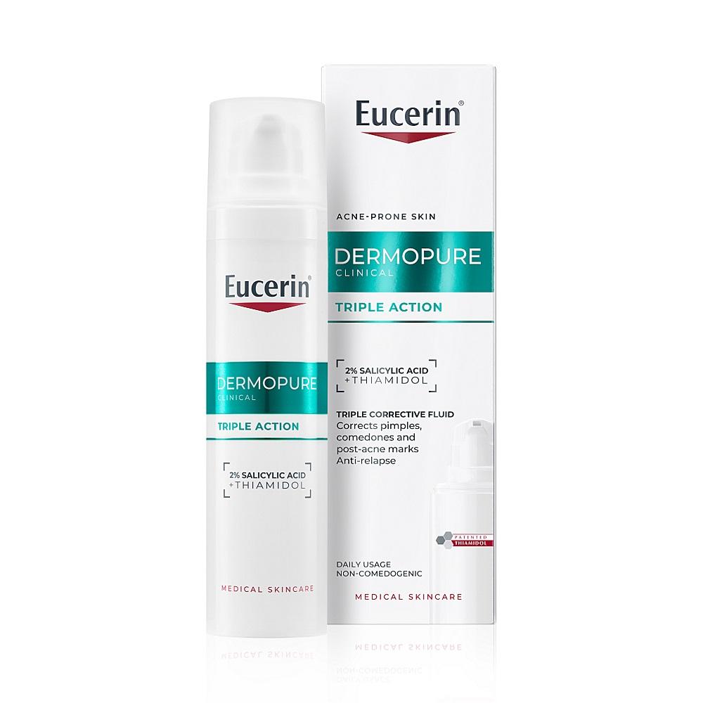Eucerin DermoPure Clinical fluid s trojitým účinkem 40ml