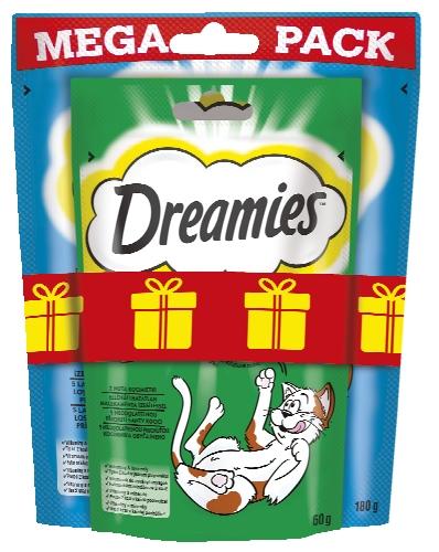 Dreamies s lososem 180 g + zdarma 60 g, 1 PG