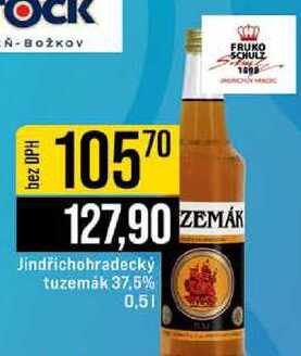 Jindřichohradecký tuzemāk 37,5% 0,5l 