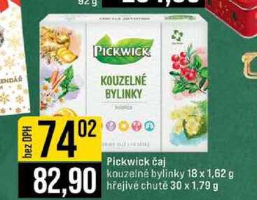 Pickwick čaj kouzelné bylinky 18 x 1,62 g hřejivé chutě 30 x 1,79 g 