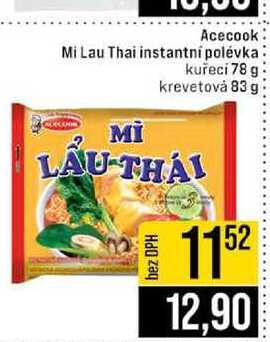 Acecook Mi Lau Thai instantní polévka MI kuřecí 78 g krevetová 83 g