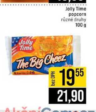 Jolly Time popcorn různé druhy 100 g 