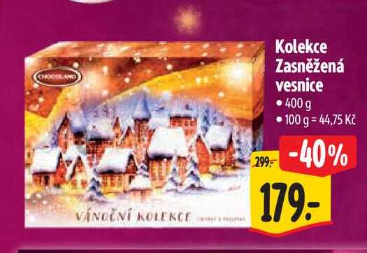   Kolekce Zasněžená vesnice 400g 