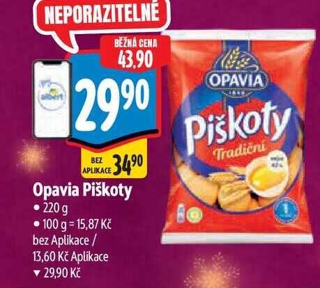   Opavia Piškoty  220 g  