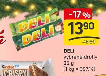 DELI vybrané druhy 35 g