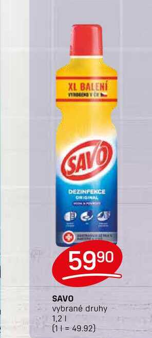 SAVO vybrané druhy 1,2l