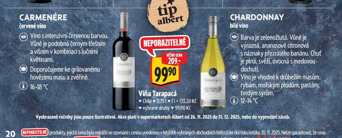  Viña Tarapacá Chile 0,75 l