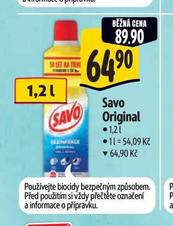  Savo Original 1,21 