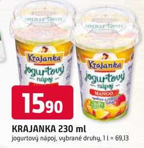 KRAJANKA 230 ml jogurtový nápoj