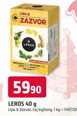 LEROS 40 g čaj bylinný