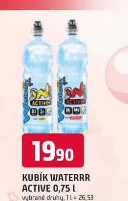 KUBIK WATERRR ACTIVE 0,75 L