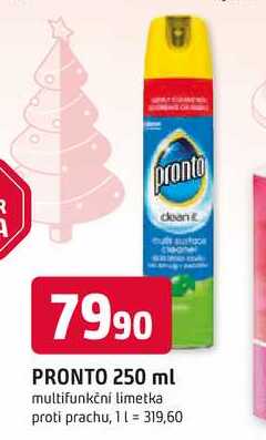 PRONTO 250 ml multifunkční limetka proti prachu