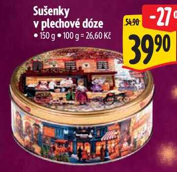 Sušenky v plechové dóze, 150 g