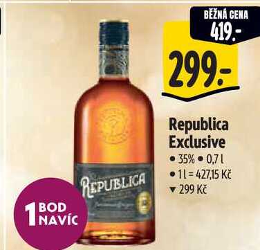 Republica Exclusive, 0,7 l