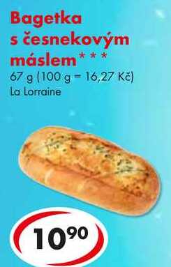 Bagetka s česnekovým máslem, 67 g