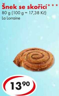 Šnek se skořicí, 80 g