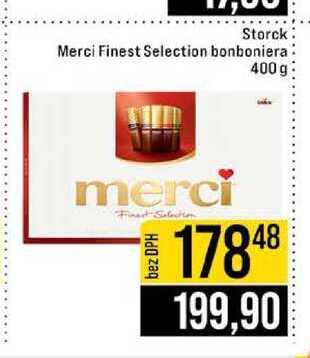 Storck Merci Finest Selection bonboniera 400 g 