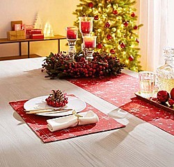 Vánoční dekorace Star - běhoun na stůl