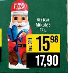 Kit Kat Mikuláš 17 g 