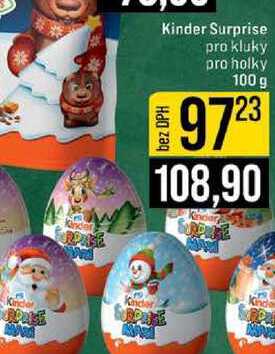 Kinder Surprise pro kluky pro holky 100 g