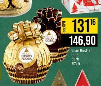 Gran Rocher milk dark 125 g 