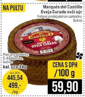Marqués del Castillo Oveja Curado ovčí sýr 100g