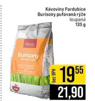 Kávoviny Pardubice Burisony pufovaná rýže loupaná 135 g 