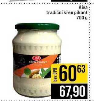 Aiva tradiční křen pikant 700 g