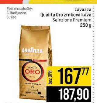 Lavazza Qualita Oro zrnková káva Selezione Premium 250 g