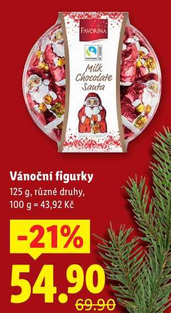 Vánoční figurky, 125 g