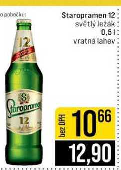 Staropramen 12 světlý ležák 0,5l