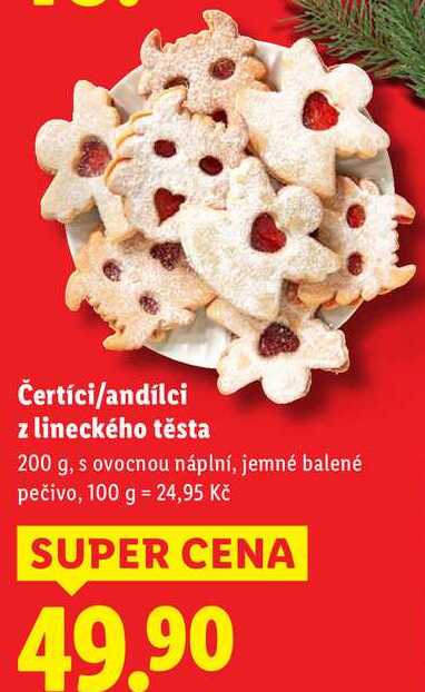 Čertíci/andílci z lineckého těsta, 200 g