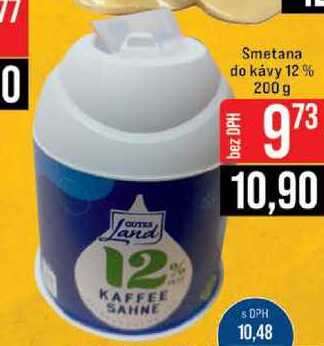Smetana do kávy 12 % 200 g
