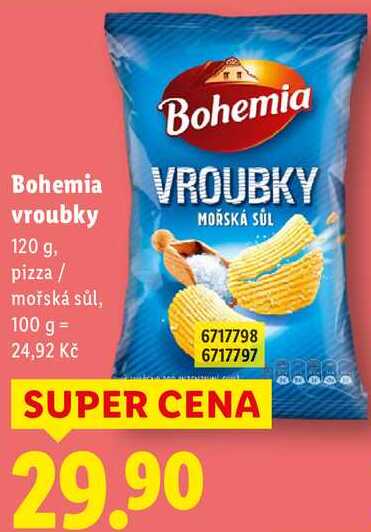Bohemia vroubky, 120 g