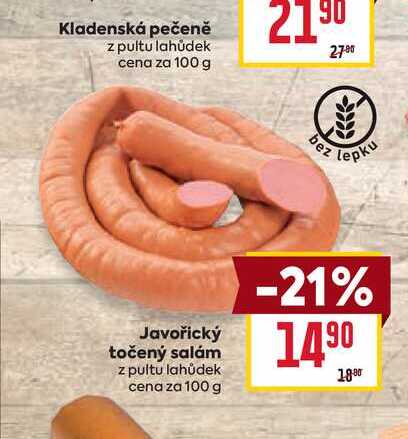 Javořický točený salám 100g