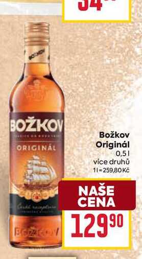 Božkov Originál 0,5l