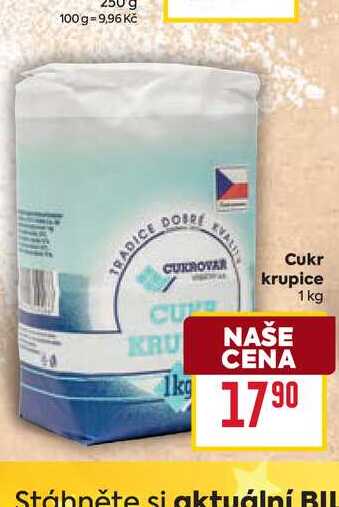 Cukr krupice 1 kg