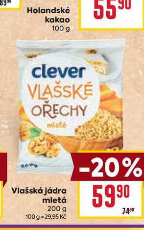 Vlašská jádra mletá 200 g 
