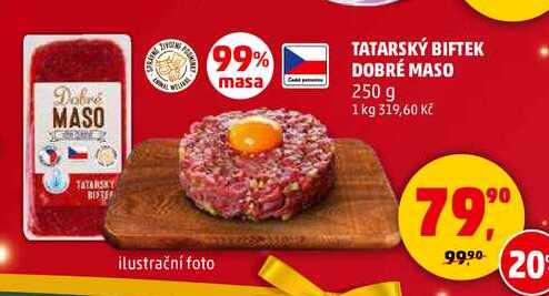 TATARSKÝ BIFTEK DOBRÉ MASO, 250 g